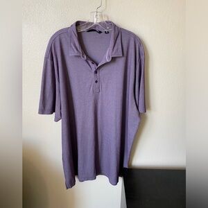 Travis Mathew Men’s Purple Golf Polo Shirt Size XXXL 3X Business Casual Shirt